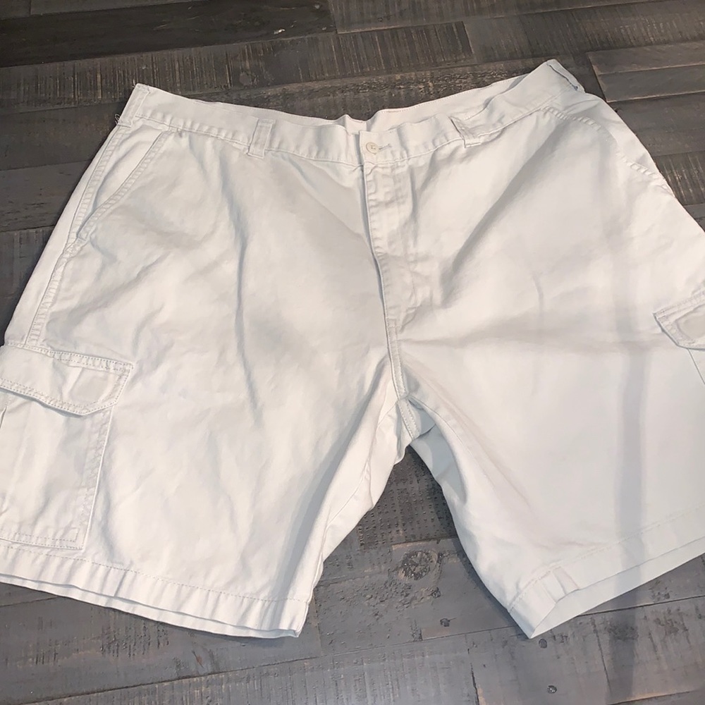 Last Chance Dickies Mens Cargo Shorts Khaki Tan Cotton Twill Relaxed Fit Size 42